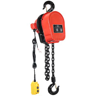 China Custom Color Core Copper 1500Kg Motor Hoisting Ring Chain Electric Hoist For Construction for sale