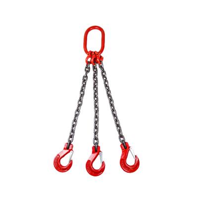 China For Lifting Best Selling Force Heavy Duty 20 Ton Lift Chain Sling of G80 G100 for sale