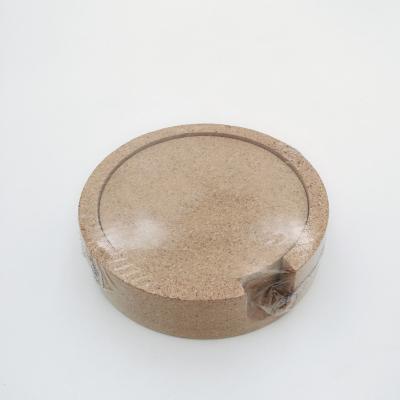 China Cork Coaster Set 120*30mm Round Exquisite Viable With Customized Logo for sale