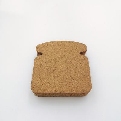 China Customized Viable Cute Cork Coaster Cup Holder 88*98*4mm for sale