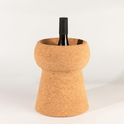 China High End Viable Cozy Cork Ice Bucket 20*22cm for Champagne Wine Beer Cooling for sale