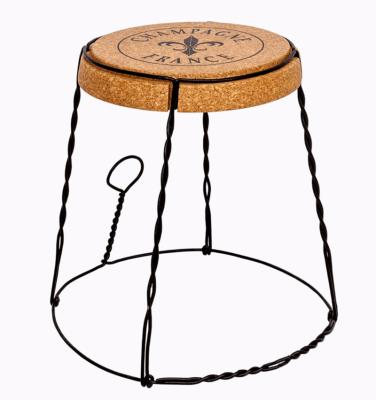 China High End Eco-friendly Storage Bar Stools Morden Cork Stool Chair 55*53.5cm Cage Table for sale