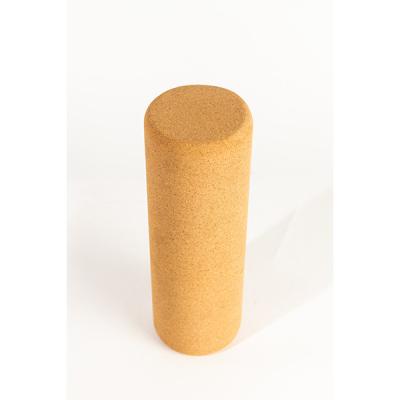 China High Quality Physiotherapy Comfortable Cork Roller Exercise Yoga Roller 100*400mm Eco Cork Yoga Massage Roller for sale