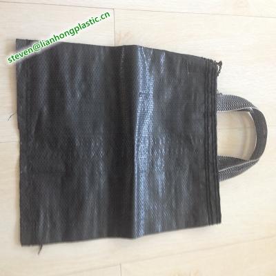 China 100% Polypropylene 25L 40L China Black PP Woven Tree Plant Bag For Nursery, Flower Tree PP Woven Nursery Bag for sale