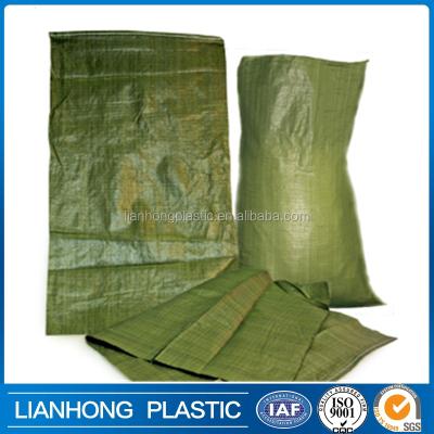 China Recyclable Cheap Green Polypropylene Woven Garbage Bag Garbage Bag PP Woven Garbage Bag for sale