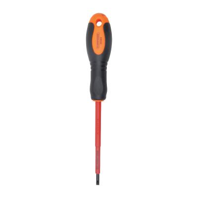 China Easy Operation Good Quality Series C 6150-CRV 4*100mm Slotted VDE Insulated Screwdriver for sale