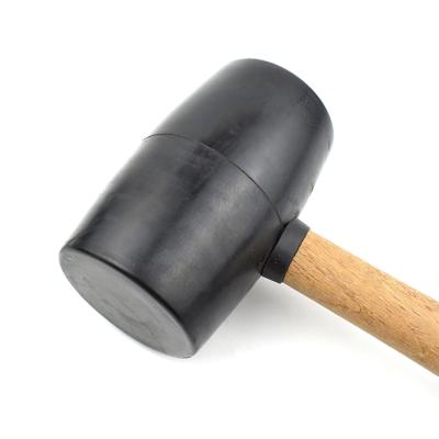 China Strong Power Claw Hammer Bulk Different Types Of Claw Hammers Rubber Hammer With Wooden Handle for sale