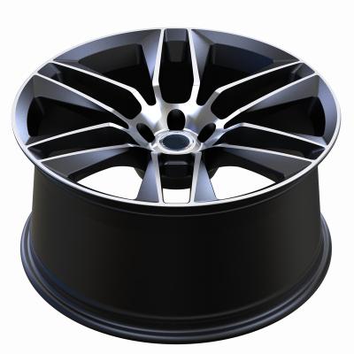 China custom 6061T6 aluminum forged wheels 19 20 21 22 inch wheels rims matte gun gloss gray black 5x120 5x108 for sale