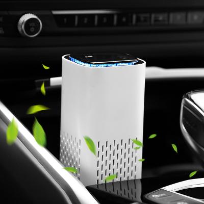 China ANION FREEING Portable Household Car Air Purifier Diffuser Small Air Purifier with USB Charger for sale