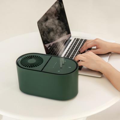 China New Design Outdoor USB Rechargeable Mini Cooler Desk Fans Portable Humidifier with fan for sale