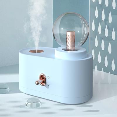 China Best Price Wireless Light Humidifier Portable Car USB Diffuser Essential Oil Humidifier Mini Blue for sale