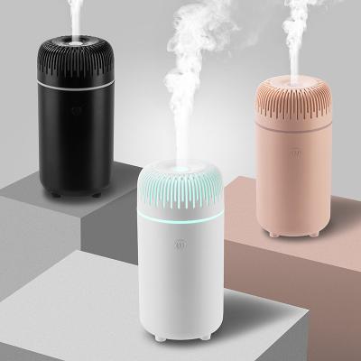 China New Mini Car Essential Oil Diffuser Portable Humidifiers With Light Type-C 7 Color Interface for sale