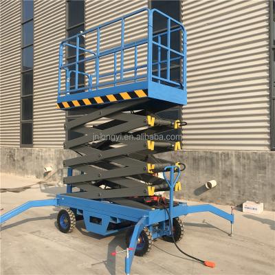 China Electric Scissor Lift 500 Kg Load Capacity Hydraulic Cylinder Scissor Lift Platform Mobile Manlift Scissor Lift For Sale for sale