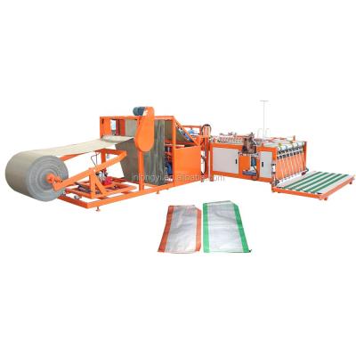 China Fabric Cut Roll In Sheets Paper / Polythene Bag Making Machine Woven Bag Cutting And Sewing Machine Price In China for sale