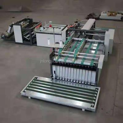 China Woven Bag Process Industry PP Woven Bag Version High End Cold And Hot Cutting And Sewing Printing Machine for sale