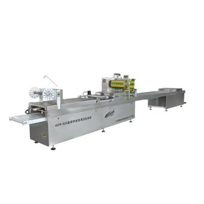 China Popular CLOTHING Meat Vacuum Thermoforming Vacuum Packer Machine Vegetable Meat Fruit Vegetables for sale