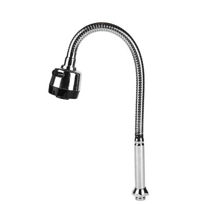 China Chinese Single Handle 360 ​​Degree Rotation Stainless Steel Sink Faucet Spout Kitchen Sink Faucet Fittings Hose Fittings for sale