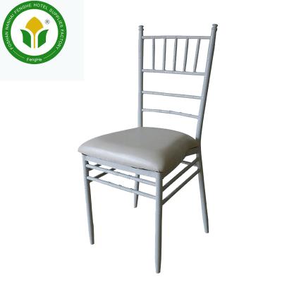 China modern design modern metal banquet chair stacking chiavari chair wedding chair for sale