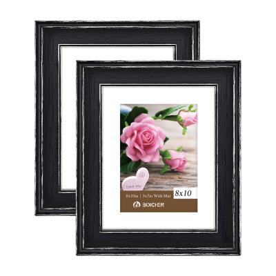 China Black frame 8x10 Art Picture Frames from high quality durable eco-friendly timber for sale