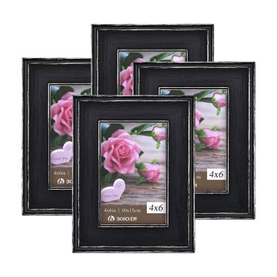 China Black Factory Supply Eco-Friendly Durable Custom Wood Size Sets Wall Picture Frame Photo Frame Wood for sale