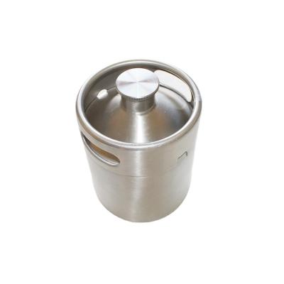 China Hold down cheap and high quality Outdoor Travel Stainless Steel Portable Mini Keg Beer Craft for sale