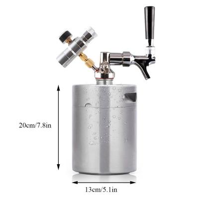 China New Type High Quality Beer Coupler Classic Keg And Tap System Home Brew Dispenser Party Pump Kit Mini Keg And Tap System for sale