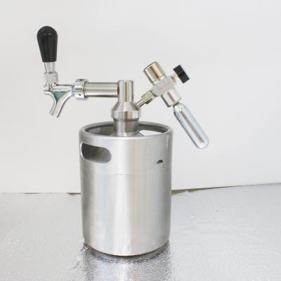 China Direct Wholesale Beer Stainless Steel Packing Mini Keg Keg Tapping and Tapping Dispenser and Cooler for sale