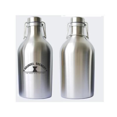 China Keep Beer Craft Hot Selling High Quality Cylinder Lids Water Top Bottle With Flip Top for sale