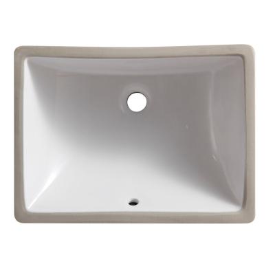 China Customized high quality traditional porcelain rectangle sink for bathroom standing sink cabinet for sale