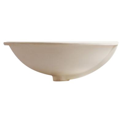 China Traditional CUPC Approved Ceramic Porcelain Round Bathroom Sink Wash Basins For Hotel School Project for sale