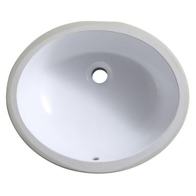 China Undercounter Traditional Hand Bathroom Sink Customization Wash Sinks Shape Oval White Color for sale