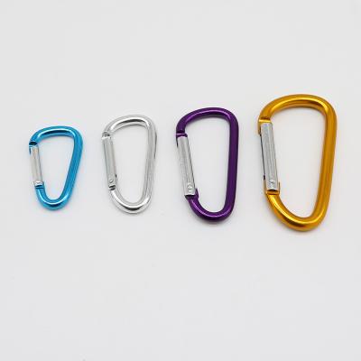 China Metal Wholesale Price Specifications Various Backpack Camping Accessories Safety Buckle Zinc Alloy Metal Carabiner Key Chain for sale