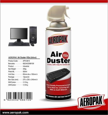 Китай Aeropak Portable 500ml 152a Электрический воздушный пылесос, спрей, аэрозольные чистящие средства продается