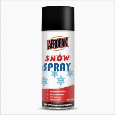 China Aeropak Snow Flocking Spray para decorações artificiais de festas de árvores de Natal à venda