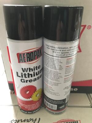 China lubrificante branco do pulverizador da graxa do lítio 500ml para a engrenagem da roda/dobradiça de limpeza do carro à venda