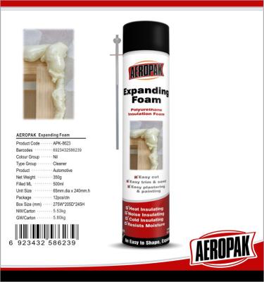 China Multi Purpose Wood Polyurethane Foam Spray 750ml With High Bonding Strength for sale