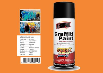 China MSDS-Graffiti-Sprühfarbe, Sprühfarbe im Freien mit orange gelber Farbe zu verkaufen