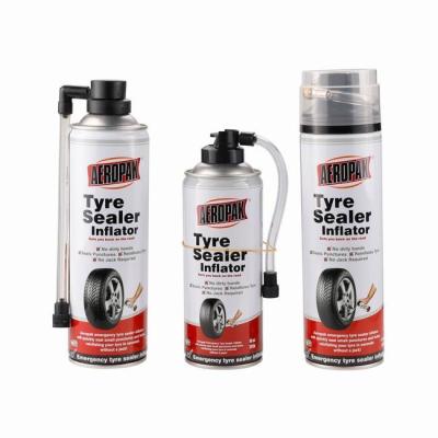 China Tinplate Can Tyre Sealer Inflator Emergency Repair Aeropak 450ml for sale