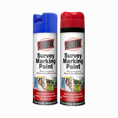 China Aeropak  Survey Spray Paint Inverted Marker Spray Marking Paint for sale