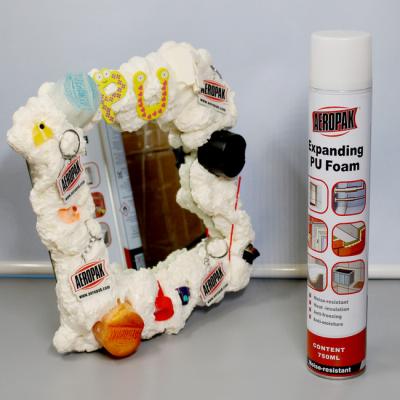 China Aeropak Fire Proof Expanding Foam Spray Noise Resistant PU Foam Sealant for sale