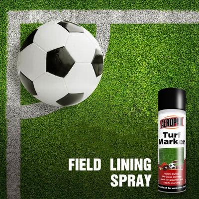 China Aeropak Turf Marking Paint Spray No Harm Turf Line Marking Paint For Grass for sale