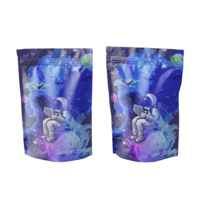 China Barrier Customized Logo Smell Proof Resealable Custom Printed Mylar Bags for sale