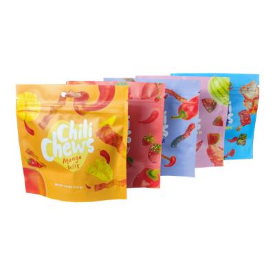 China Barrier Food Grade Plastic Packaging Bags Digital Printed Stand Up Pouches 100g Candy Gummy Ziplock Baggies for sale