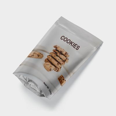 China Newest Custom Digital Printed Soft Touch Frosted Plastic Cookie 3.5g Eighth Baggies Foil Smell Proof Snack Packaging Mylar Bags for sale