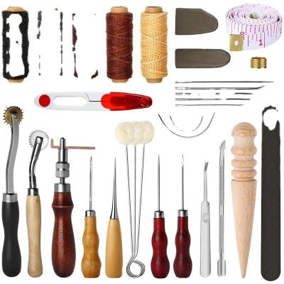 China 29PCS Leather Crafting Leather Crafting Tool Kit WJ1091 for sale