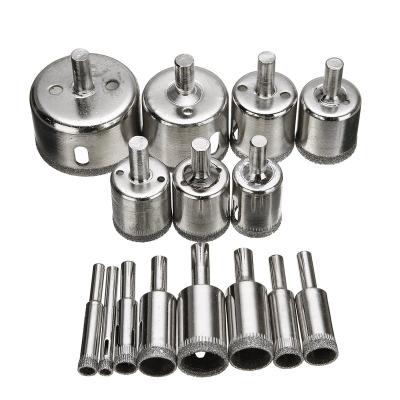 China 15PCS/SET Diamond Hole Tool 6-50mm Porcelain Glass Ceramic Marble 6/8/10/12/14/16/18/20/22/25/26/28/30/40/50mm WJ1078 Saw Drill Bit for sale