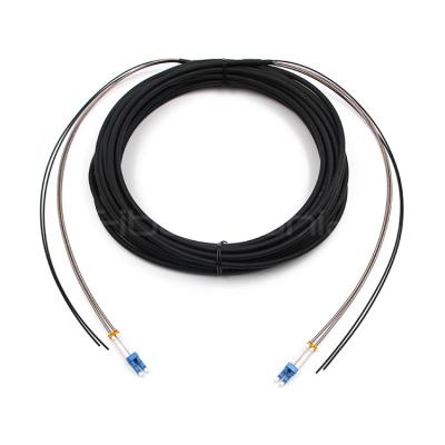 China FTTA Outdoor Armored Fiber Patch Cable LC/UPC-LC/UPC 2 Cores OS2 LSZH Patch Cord for sale