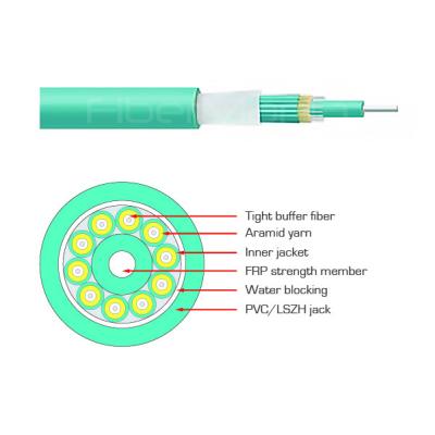 China Data Center Multi Fiber Optic Cable 12 Core Mini Round Indoor Optical Fiber Cable for sale