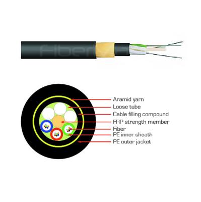 China 21 Core Optical Fiber Cables ADSS All Dielectric Self Supporting Cable for sale