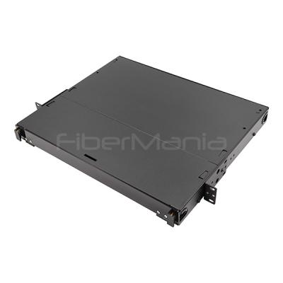 China 1U 19inch Rack Mount Fiber Optic Patch Panels 3 LGX Adapter Panels for sale